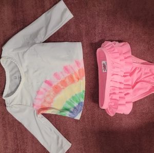 Baby girl 2 piece swimsuit